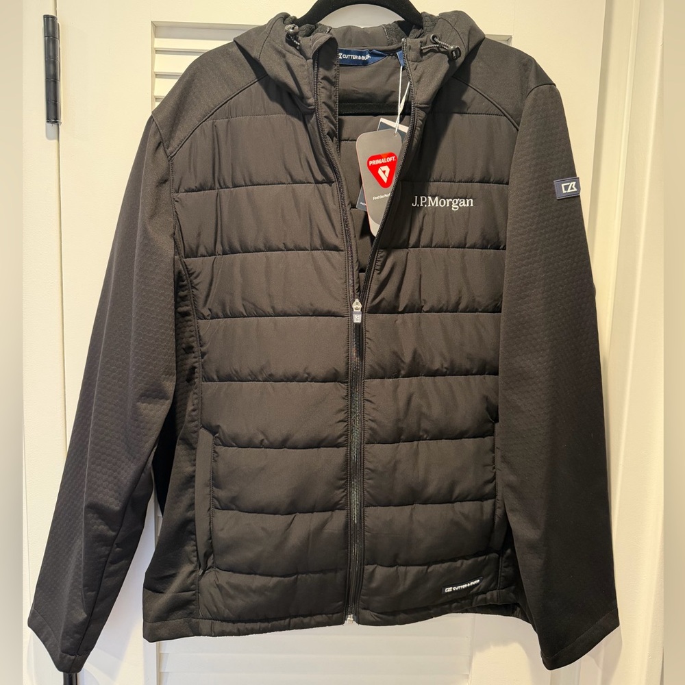 JPMorgan Black Men's Cutter & Buck Jacket